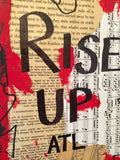 ATLANTA FALCONS "Rise Up" - ART PRINT