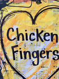 FOOD "Chicken Fingers" - CANVAS