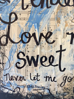 ELVIS PRESELY "Love me tender love me sweet" - ART