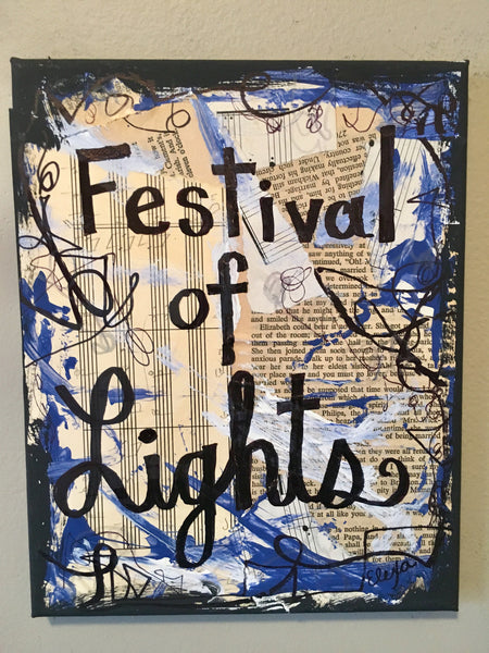 HANUKKAH "Festival of lights" - ART PRINT