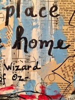 WIZARD OF OZ "There's no place like home" - CANVAS