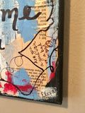 WIZARD OF OZ "There's no place like home" - CANVAS