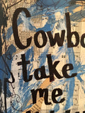 THE DIXIE CHICKS "Cowboy take me away" - CANVAS
