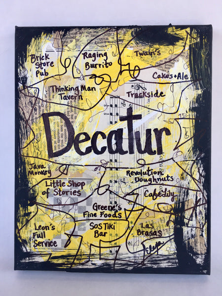 ATLANTA "Decatur" - ART PRINT