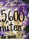 RENT "525,600 minutes" - CANVAS