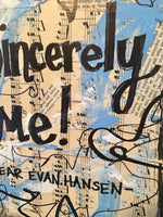 DEAR EVAN HANSEN "Sincerely me!" - ART