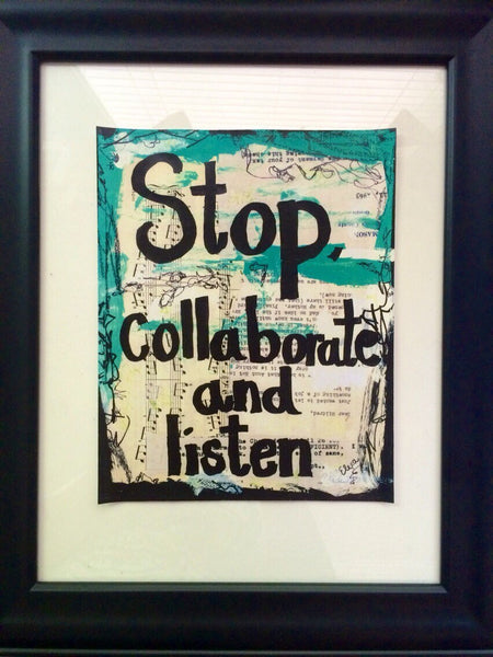 VANILLA ICE "Stop collaborate and listen" - ART