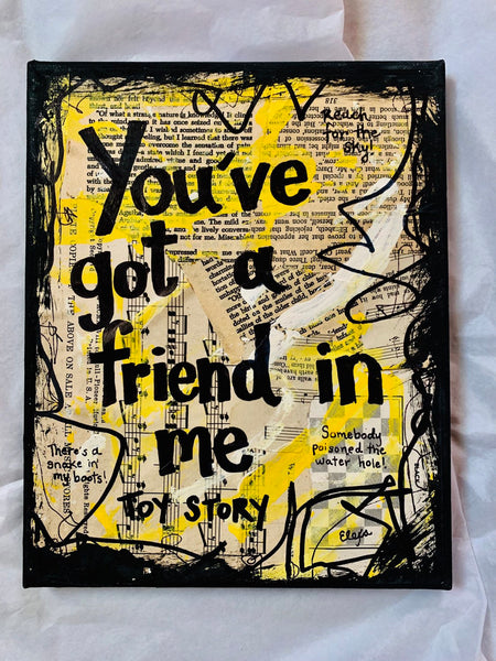 TOY STORY "You've got a friend in me" - CANVAS