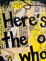 LA LA LAND "Here's to the one's who dream" - CANVAS