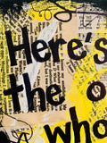 LA LA LAND "Here's to the one's who dream" - CANVAS