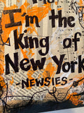 NEWSIES "Look at me I'm the king of New York" - ART