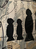 MUSIC "The Songbird Family of Four" - ART PRINT