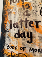 THE BOOK OF MORMON "Tomorrow is a latter day" - CANVAS