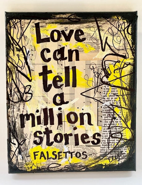 FALSETTOS "Love can tell a million stories" - ART PRINT