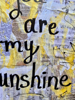 MUSIC "You are my sunshine" - ART