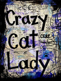 PERSONALIZED "Crazy cat lady" - ART