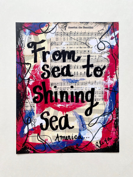 VETERAN'S DAY "From sea to shining sea" - ART PRINT