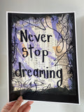 DISNEYLAND "Never stop dreaming" - ART