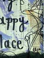 DISNEY WORLD "My happy place" - ART