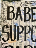 GIRL POWER "Babes Support Babes" - ART