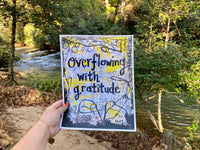 GRATITUDE "Overflowing with gratitude" - ART