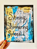 ALADDIN "Shining Shimmering Splendid" - CANVAS