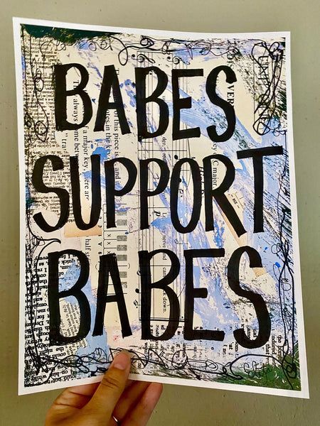 GIRL POWER "Babes Support Babes" - ART