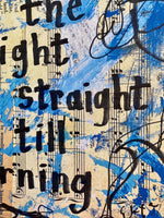 PETER PAN "Second star to the right and straight on till morning" - CANVAS