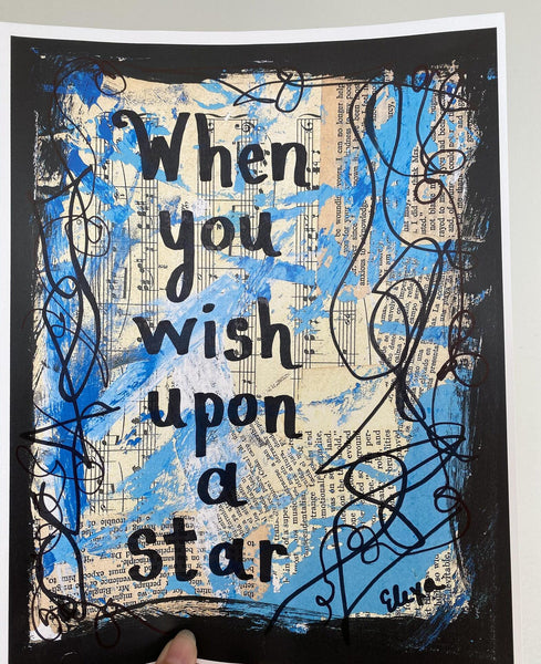 PINOCCHIO "When you wish upon a star" - CANVAS