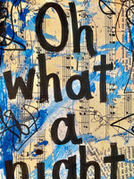 JERSEY BOYS "Oh what a night" - CANVAS