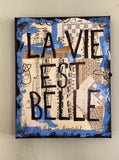 FRANCE "La vie est belle" - CANVAS