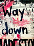 HADESTOWN "Way down" - ART PRINT