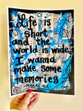 MAMMA MIA "I wanna make some memories" - ART PRINT
