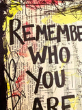 THE LION KING "Remember who you are" - CANVAS