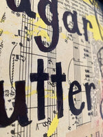 WAITRESS "Sugar Butter Flour" - CANVAS