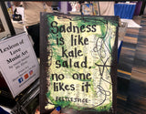 BEETLEJUICE "Sadness is like a kale salad, no one likes it" - ART