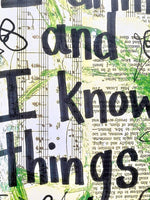 GAME OF THRONES "I drink and I know things" - CANVAS
