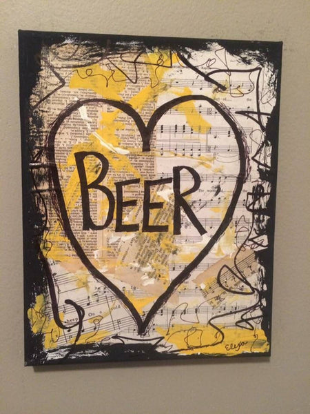 DRINKS "Beer" - CANVAS