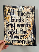 DISNEYLAND "All the birds sing words and the flowers croon" - ART