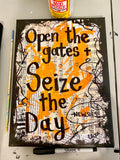 NEWSIES "Open the gates & seize the day" - CANVAS