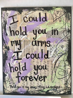 RAY LAMONTAGNE "I could hold you in my arms I could hold you forever" - ART