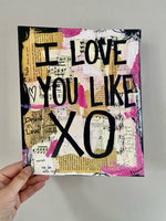BEYONCÉ "I love you like XO" - CANVAS