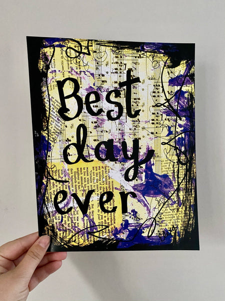 TANGLED "Best day ever" - ART PRINT