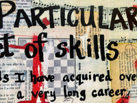 TAKEN "I have a very particular set of skills" - CANVAS