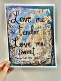 ELVIS PRESELY "Love me tender love me sweet" - ART