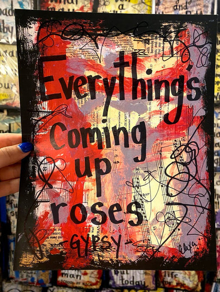 GYPSY "Everything's coming up roses" - CANVAS