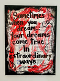 LITTLE WOMEN "Sometimes when you dream" - ART PRINT