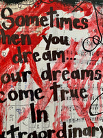 LITTLE WOMEN "Sometimes when you dream" - ART PRINT