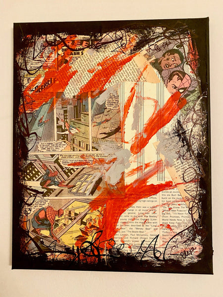 SPIDER-MAN - Personalized Comic Book CANVAS