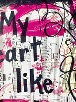 BE MORE CHILL "My heart is like wow" - CANVAS